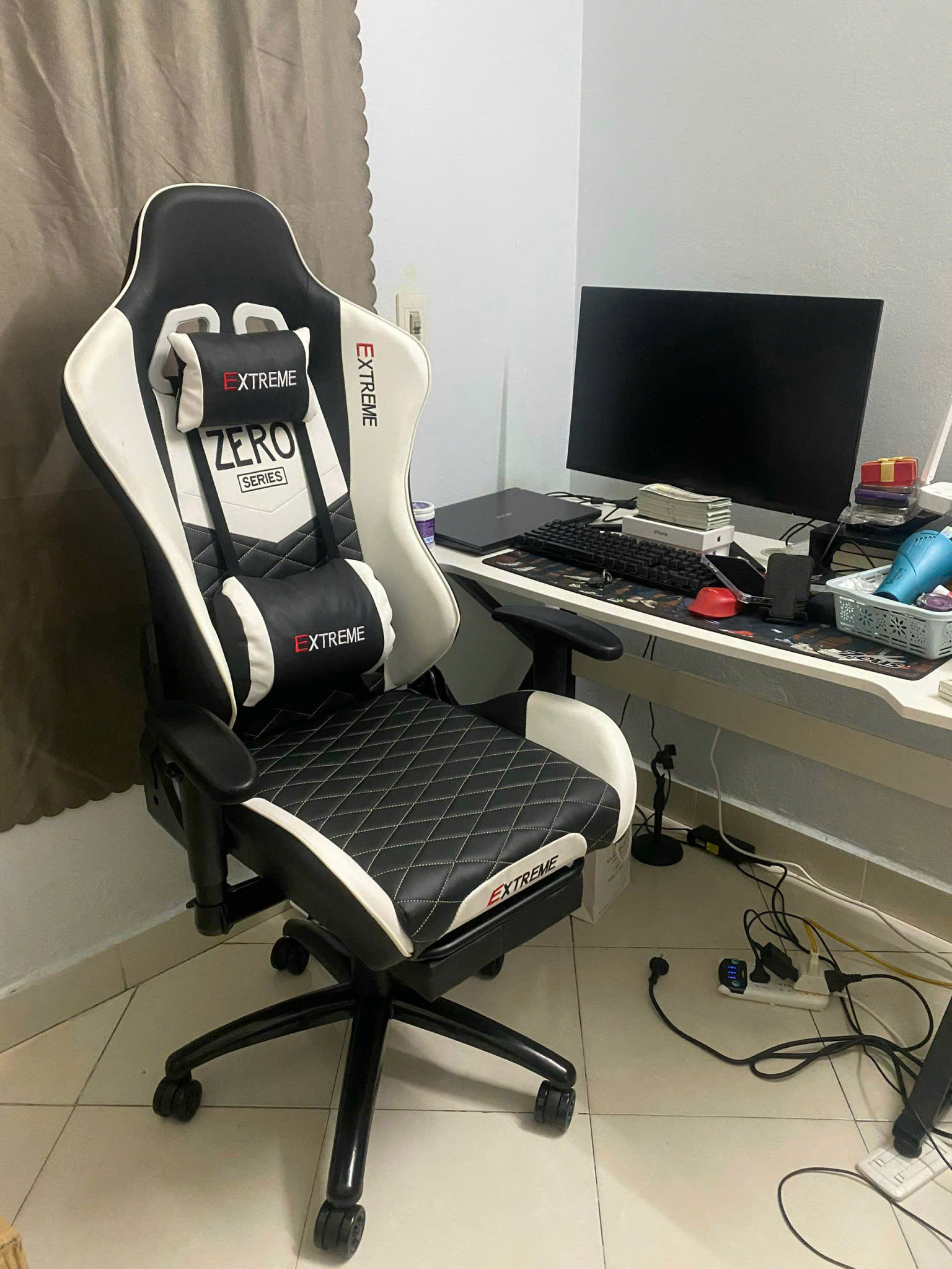  Ghế gaming Extreme Zero V1 - Ghế chơi game làm việc full chức năng xoay ngả 180 độ 