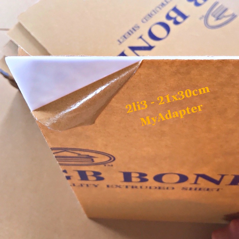 Mica trắng sữa 2.3mm khổ 21x30cm ( khổ A4 )