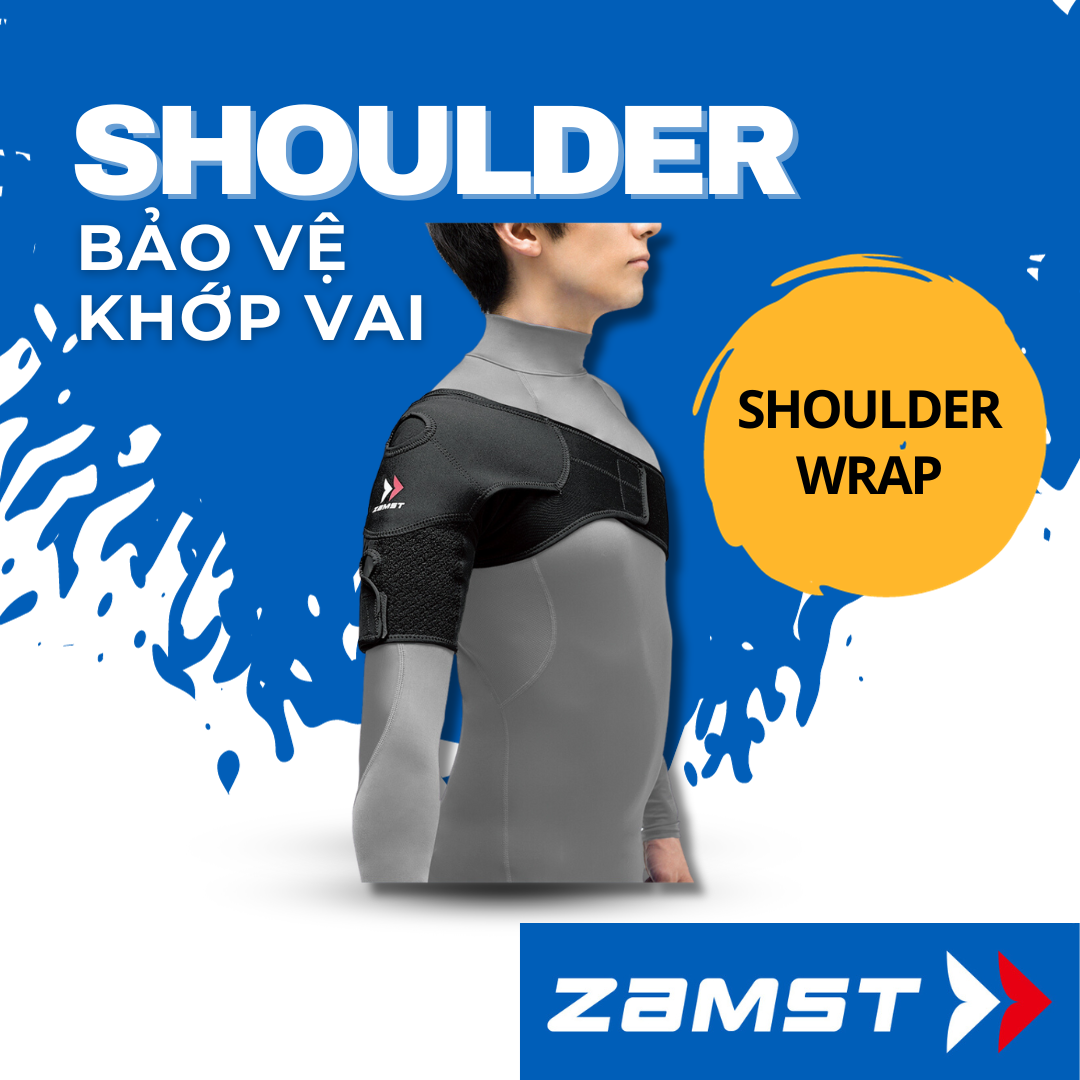 Đai bảo vệ hỗ trợ khớp vai zamst chính hãng shoulder wrap