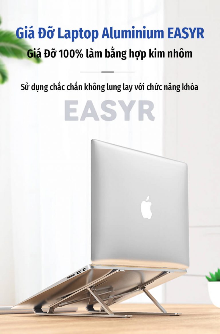 [HCM]Giá Đỡ Laptop Aluminium EASYR