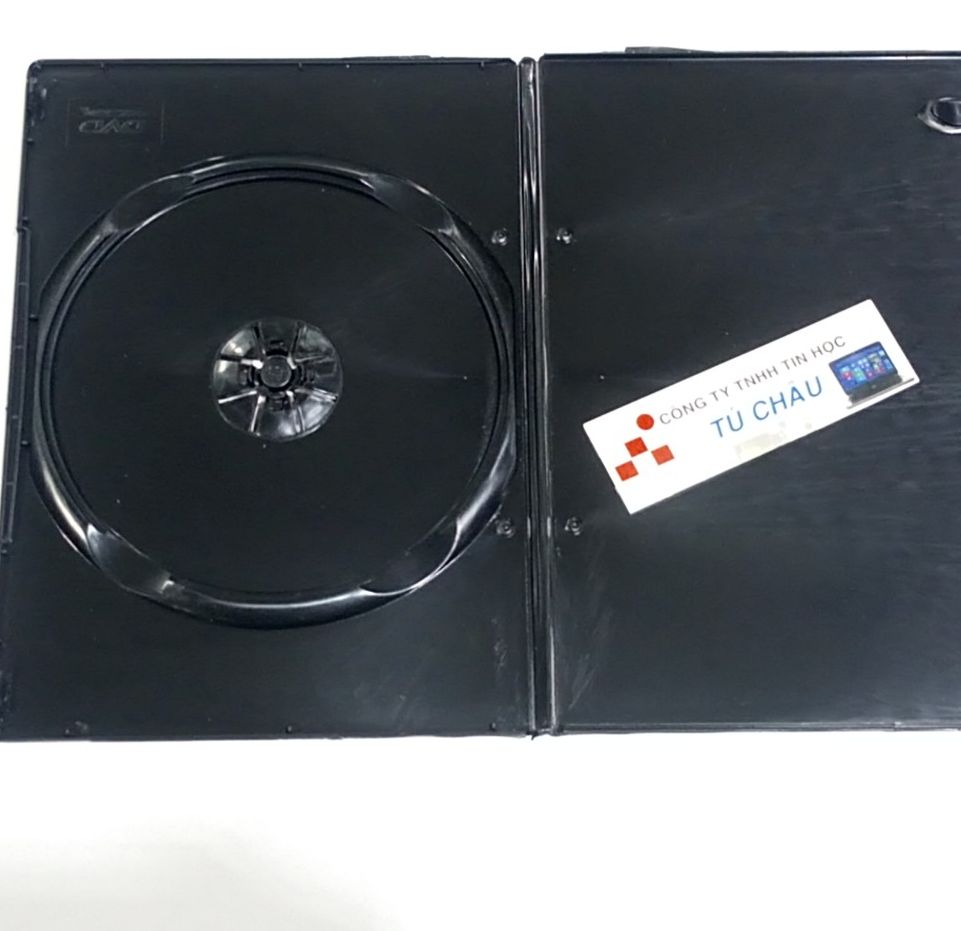 Hộp đựng đĩa cd, dvd nhựa đen