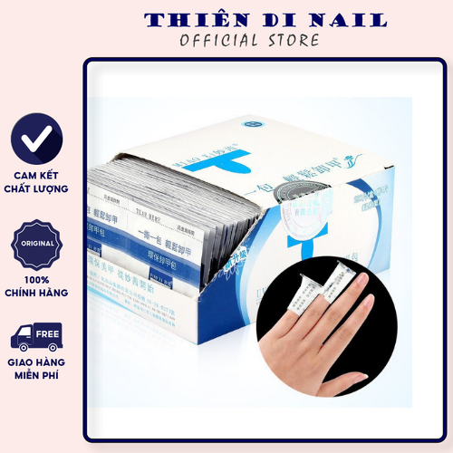 Giấy ủ tháo gel siêu nhanh, giấy bạc ủ móng