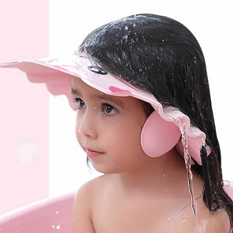 [LOẠI TỐT] NÓN GỘI ĐẦU CHẮN NƯỚC CHO BÉ KHI TẮM CÓ VÀNH TAI PHIÊN BẢN MỚI NHẤT 2021 - DỤNG CỤ TẮM VÀ VỆ SINH CHO BÉ - MŨ GỘI ĐẦU CHO BÉ - MŨ TẮM - MŨ TRẺ EM CHỐNG NƯỚC