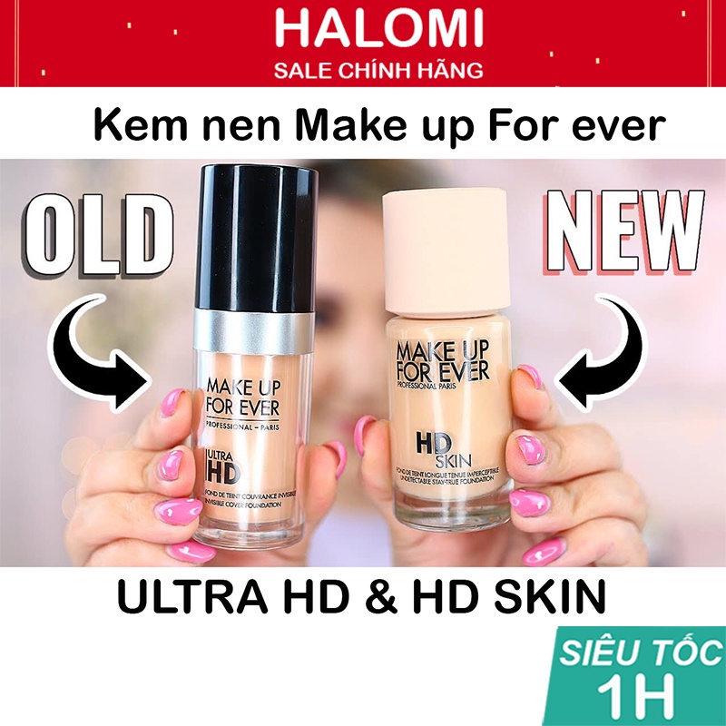Kem nền make up forever ultra hd & skin hd foundation 30ml chính hãng halomi