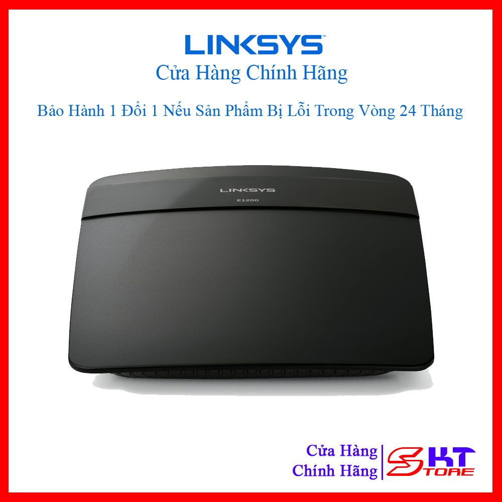 Bộ phát wifi linksys e1200 chuẩn n tốc độ 300mbps - hàng chính hãng
