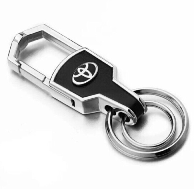 Móc chìa khóa cao cấp logo các hãng xe ô tô Toyota, Huyndai, Honda, Mazda, Kia, Mitsubishi, Ford