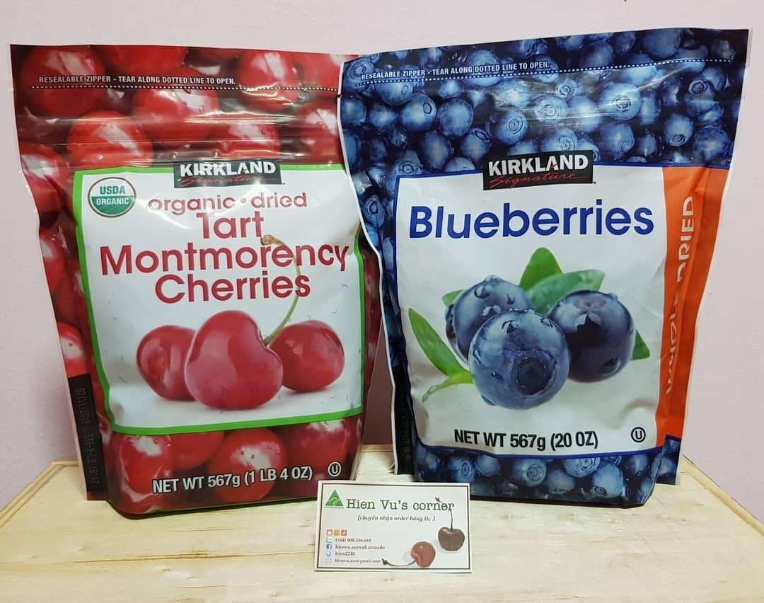 Cherry/ blueberry mỹ sấy khô _k túi 567g