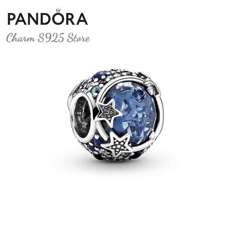 Hạt charm pan bạc s925 ngôi sao xanh