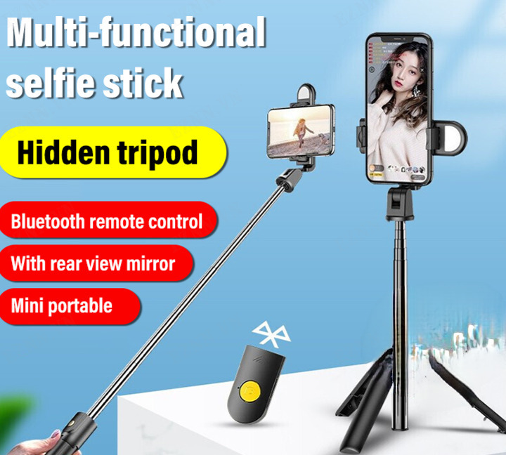 EZNN Gậy Selfie Mini Chân Máy Bluetooth Phụ Kiện Máy Tính Điện Thoại Di