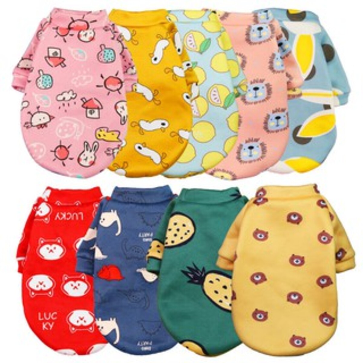 Bộ quần áo cho chó mèo dùng trong mùa đông xuân vải polyester cao cấp