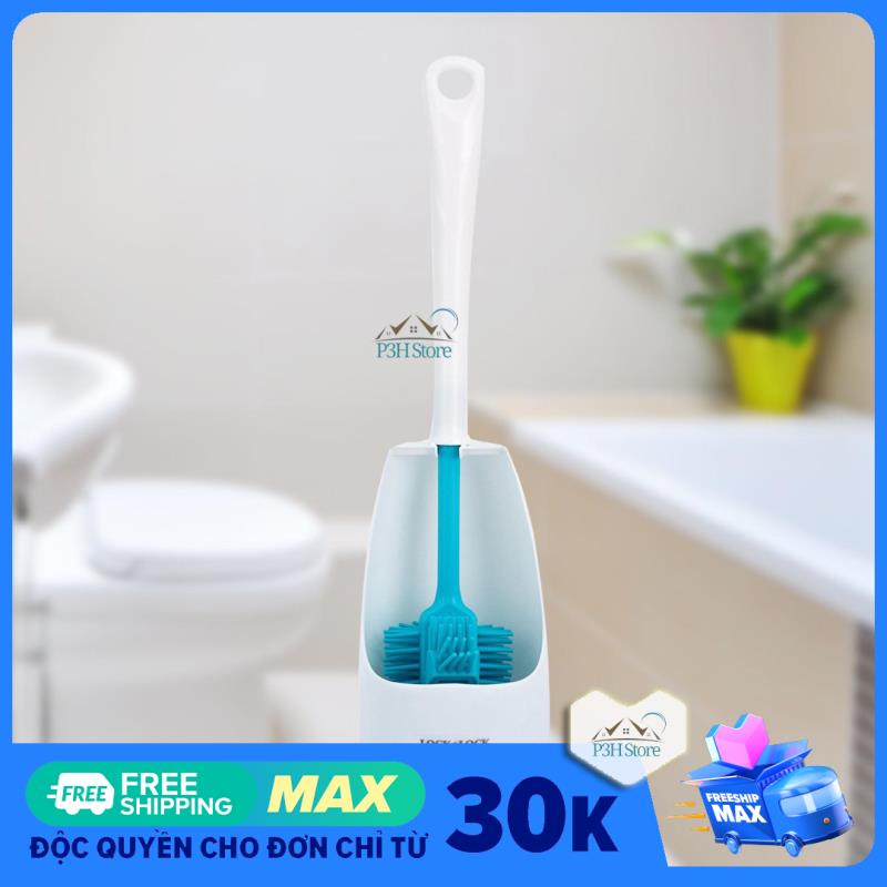 Bộ cây cọ chà toilet Lock&Lock thiết kế cọ được những góc khó chùi rữa ETM416