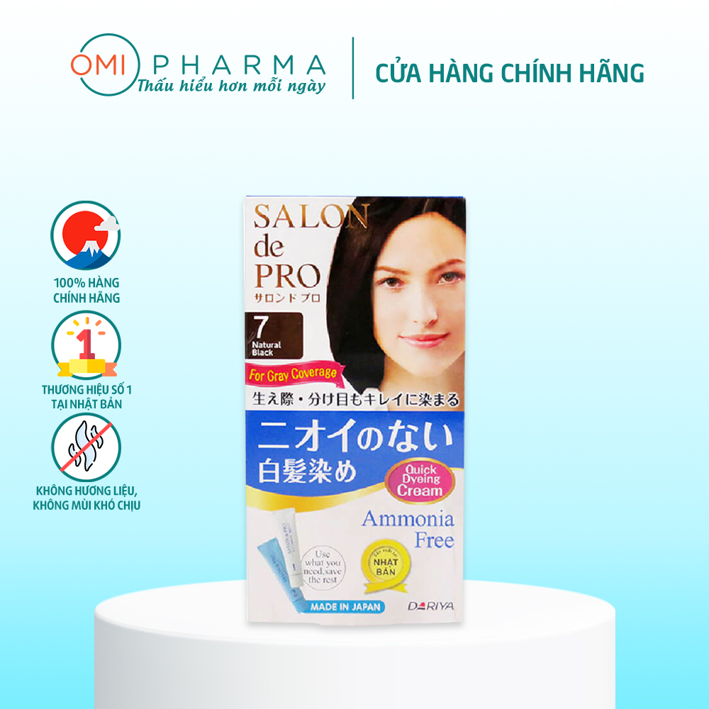 Kem nhuộm tóc phủ bạc salon de pro 7