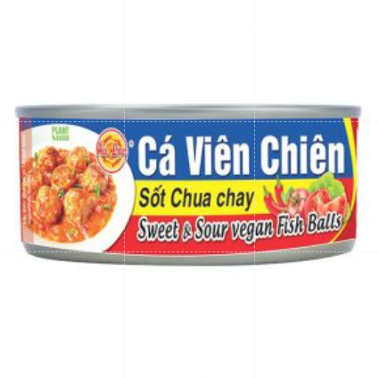 Cá viên chiên sốt chua chay âu lạc 180g