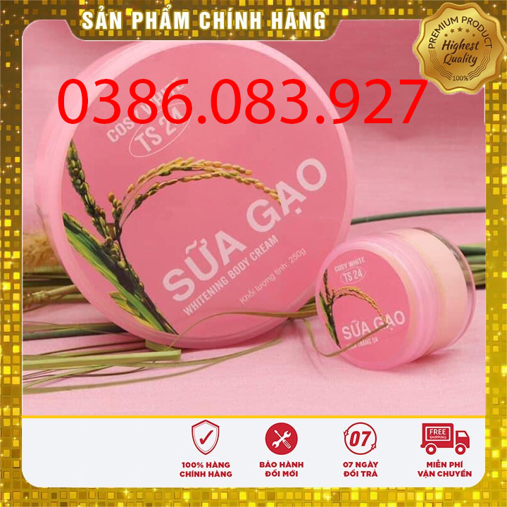 Kem body gạo Hồ Ngọc Hà tặng kèm kích trắng chính hãng