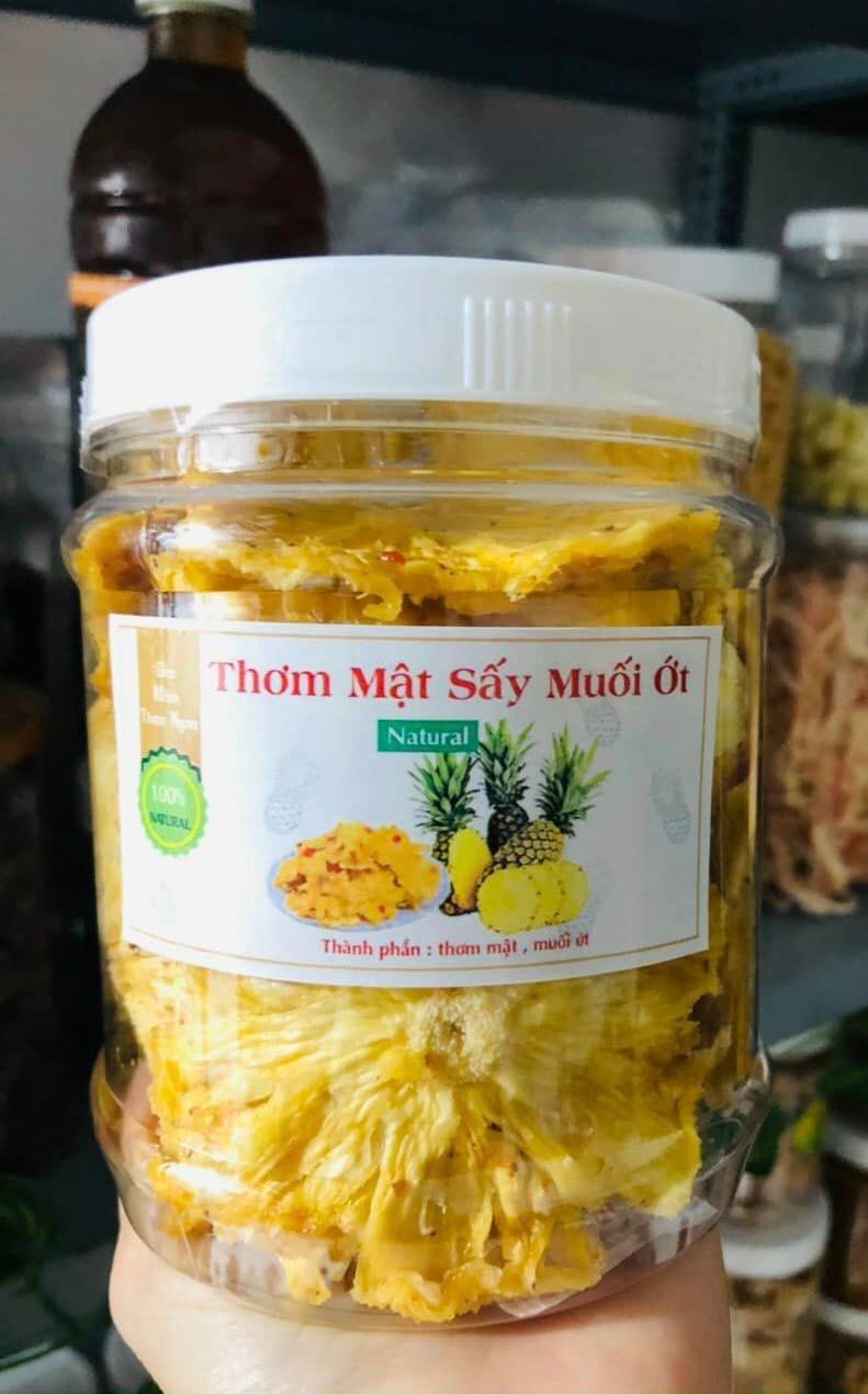 Thơm mật sấy muối ớt 300gr