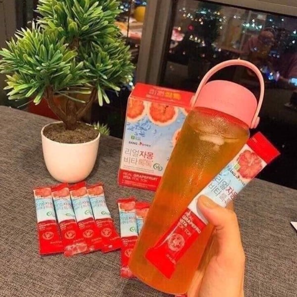 Nước Ép Bưởi Giảm Cân Real Grapefruit Vita Tok Tok Hàn Quốc
