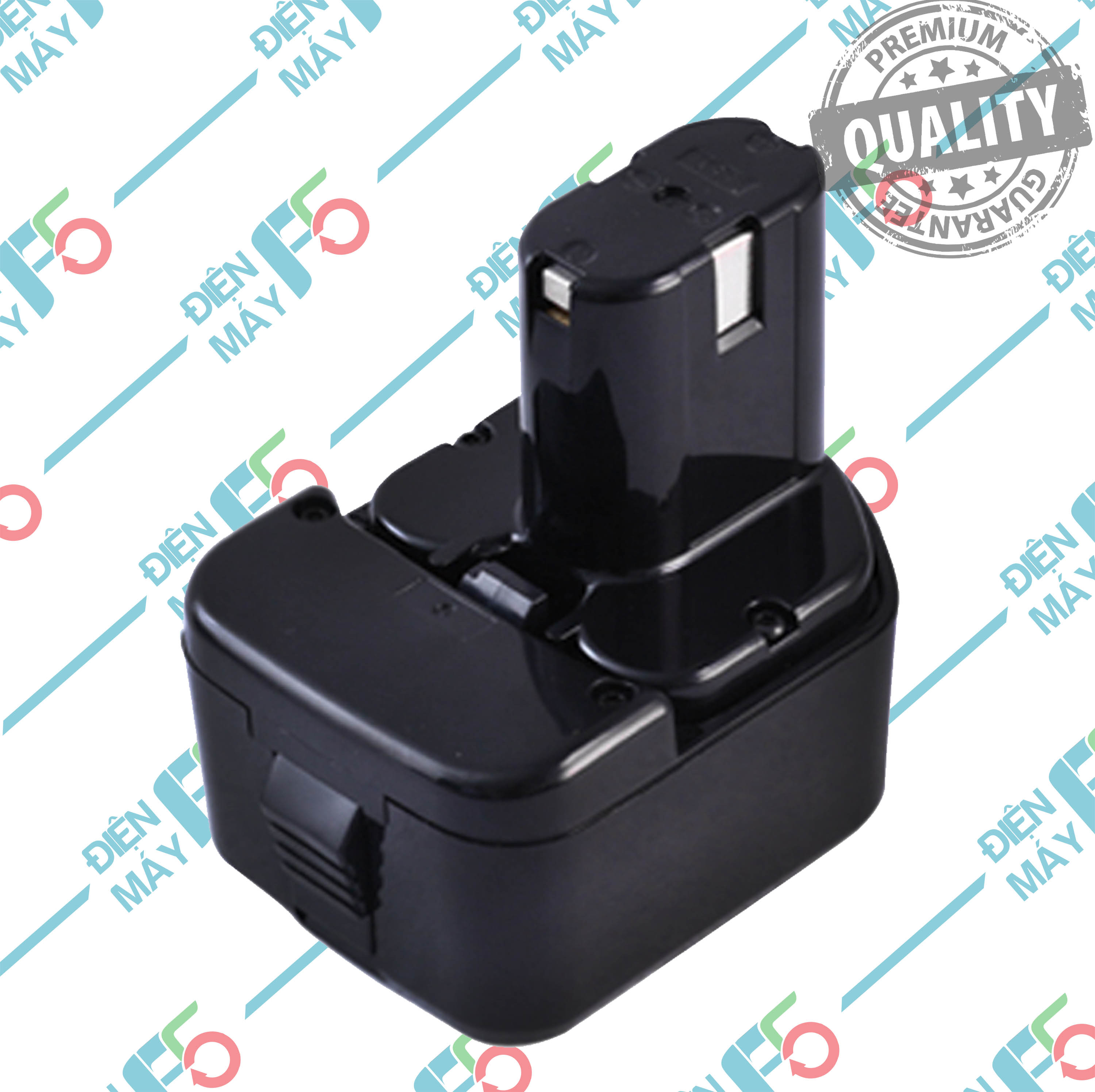 Dmf5 vỏ pin hitachi 12v ni-mh 3.0ah vỏ mới, vỏ ngang