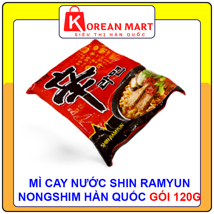 Mì cay Nongshim Hàn quốc Shin ramyun 120g và Shin cup 65g