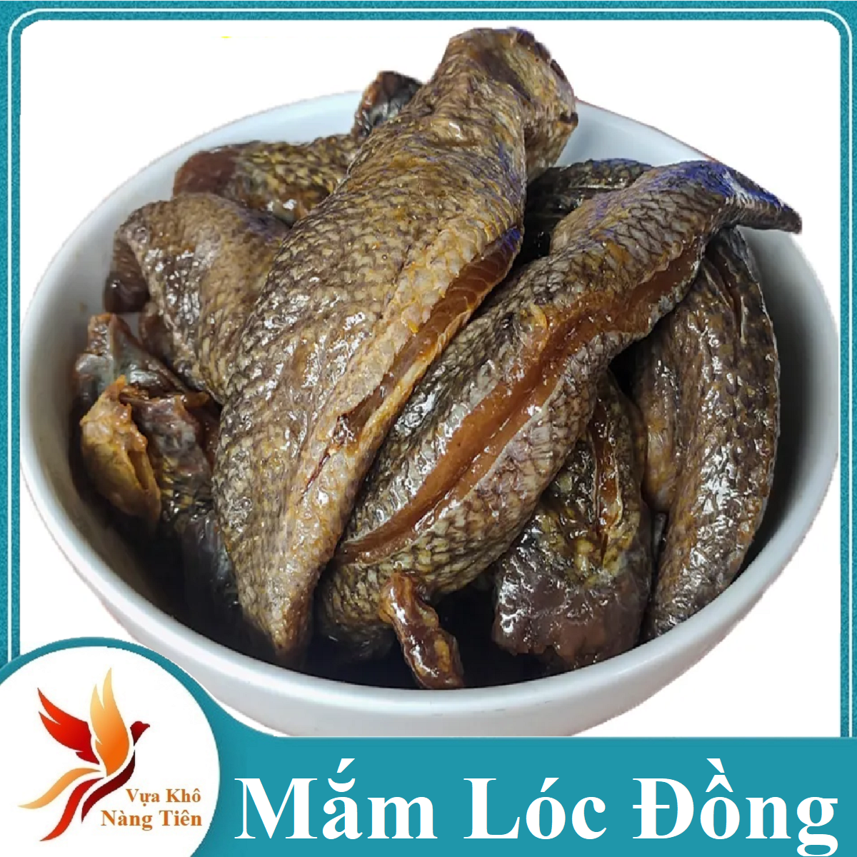 Mắm cá lóc đồng nguyên con thơm thính không chao màu- vựa khô nàng tiên