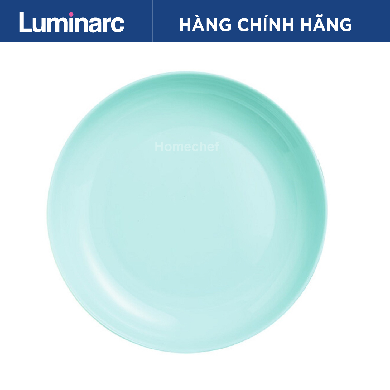 Đĩa nông Luminarc Diwali Light Turquoise 19cm P2613 (1 chiếc) thủy tinh cường lực, an toàn sức khỏe, sử dụng được trong lò vi sóng và máy rửa bát, hàng chính hãng- 1 chiếc