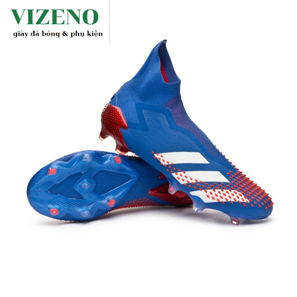 [ Hàng indonesia ] Giày đá bóng Predator 20+ Mutator FG màu xanh đỏ - giày đá bóng vizeno