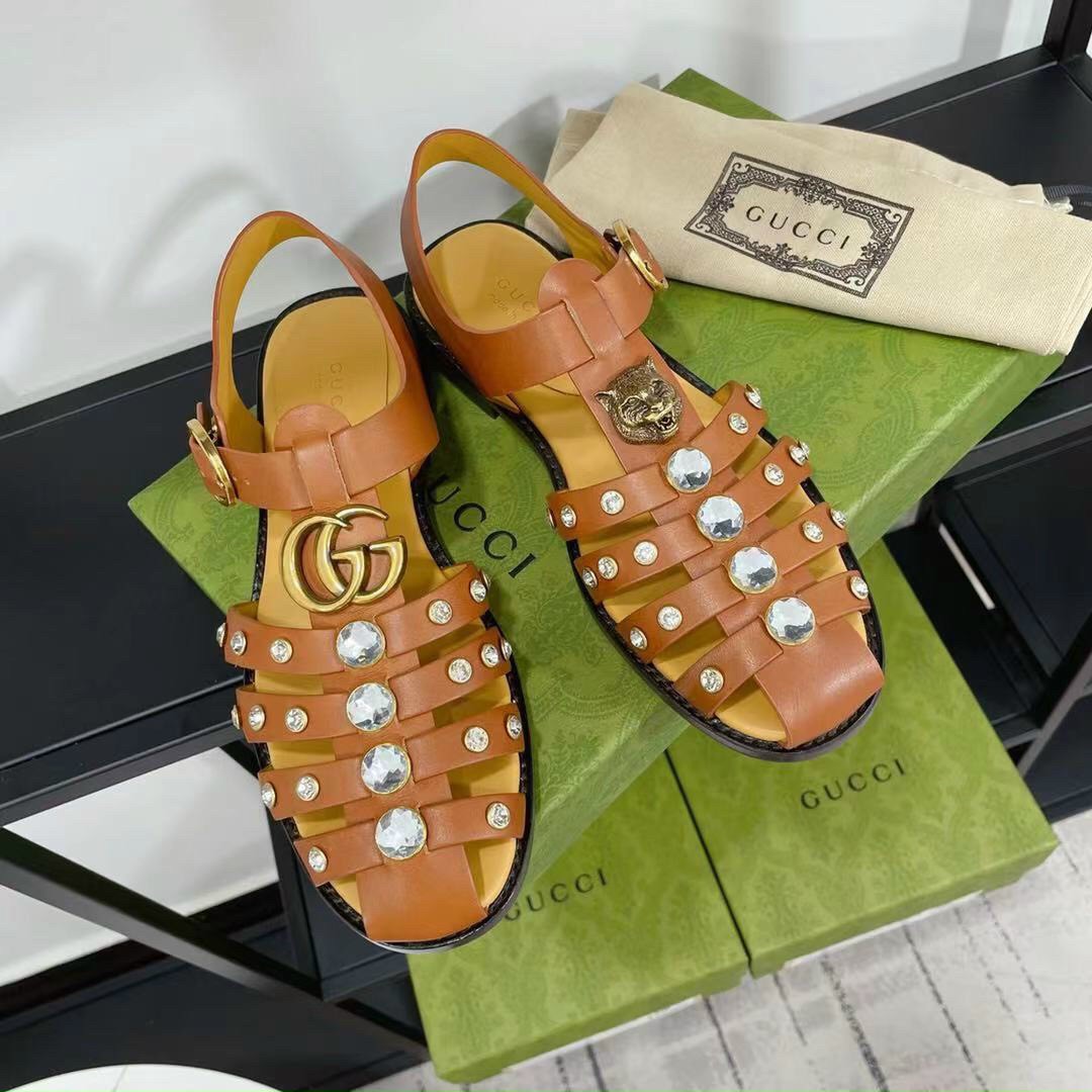 Sandal rọ đính đá về đen trắng hàng qccc