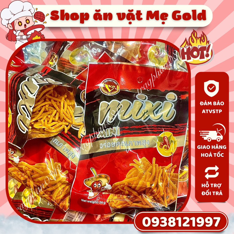 Bim bim tăm Mixi Mini, snack que cay Kim Việt Phát gói 26g