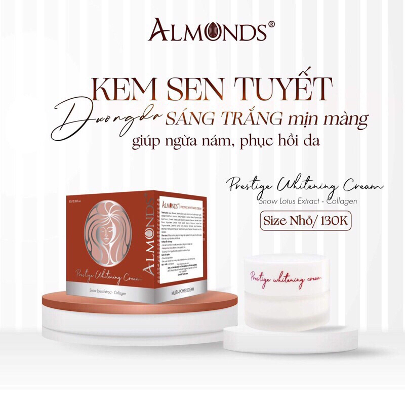 Kem sen tuyết Almonds size nhỏ dùng thử + 🎁