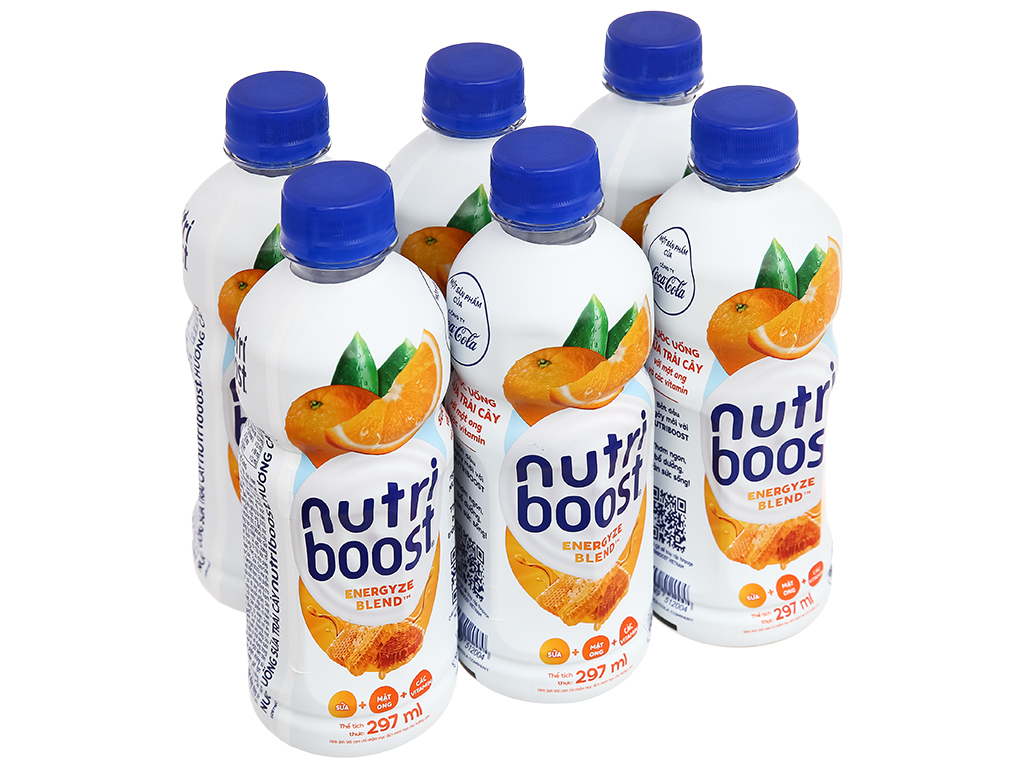 Sữa trái cây Nutri Boost hương cam chai