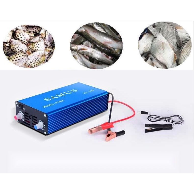 Bộ kích điện tử 12fet samus 12v model 858m xanh