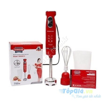 Máy xay cầm tay đa năng sunhouse shd5611