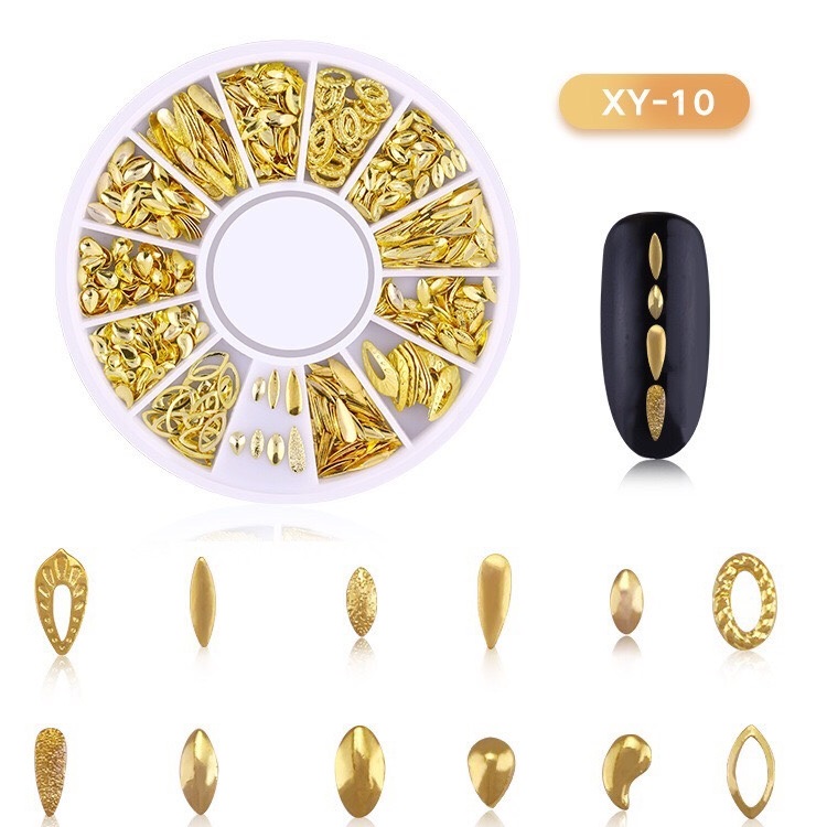 [HCM]Kit 12 Mẫu Nhựa Giả Đá Trang Điểm Phong Cách Nhũ Kim Tuyến Kira Kira - Hoặc Trang Trí Móng Tay Làm Nail - Vani Store