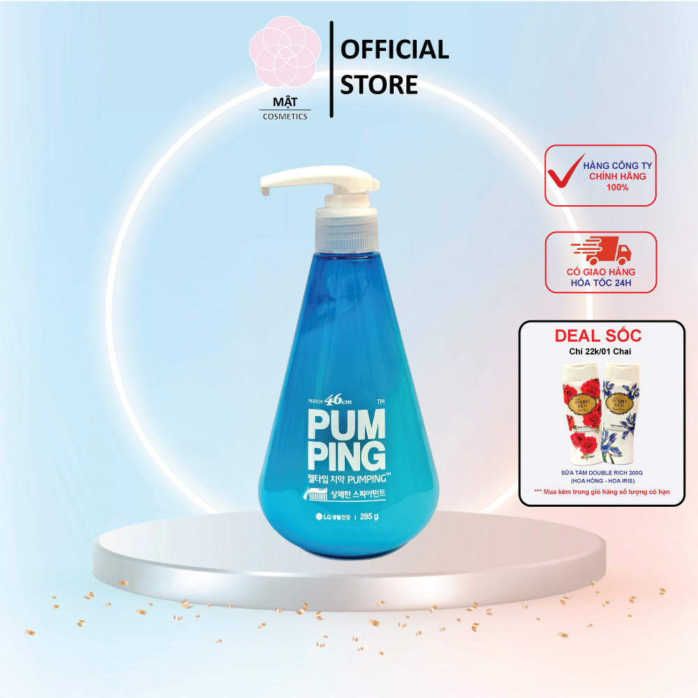 Kem Đánh Răng PERIOE PUMPING Hàn Quốc Hương Bạc Hà 285g