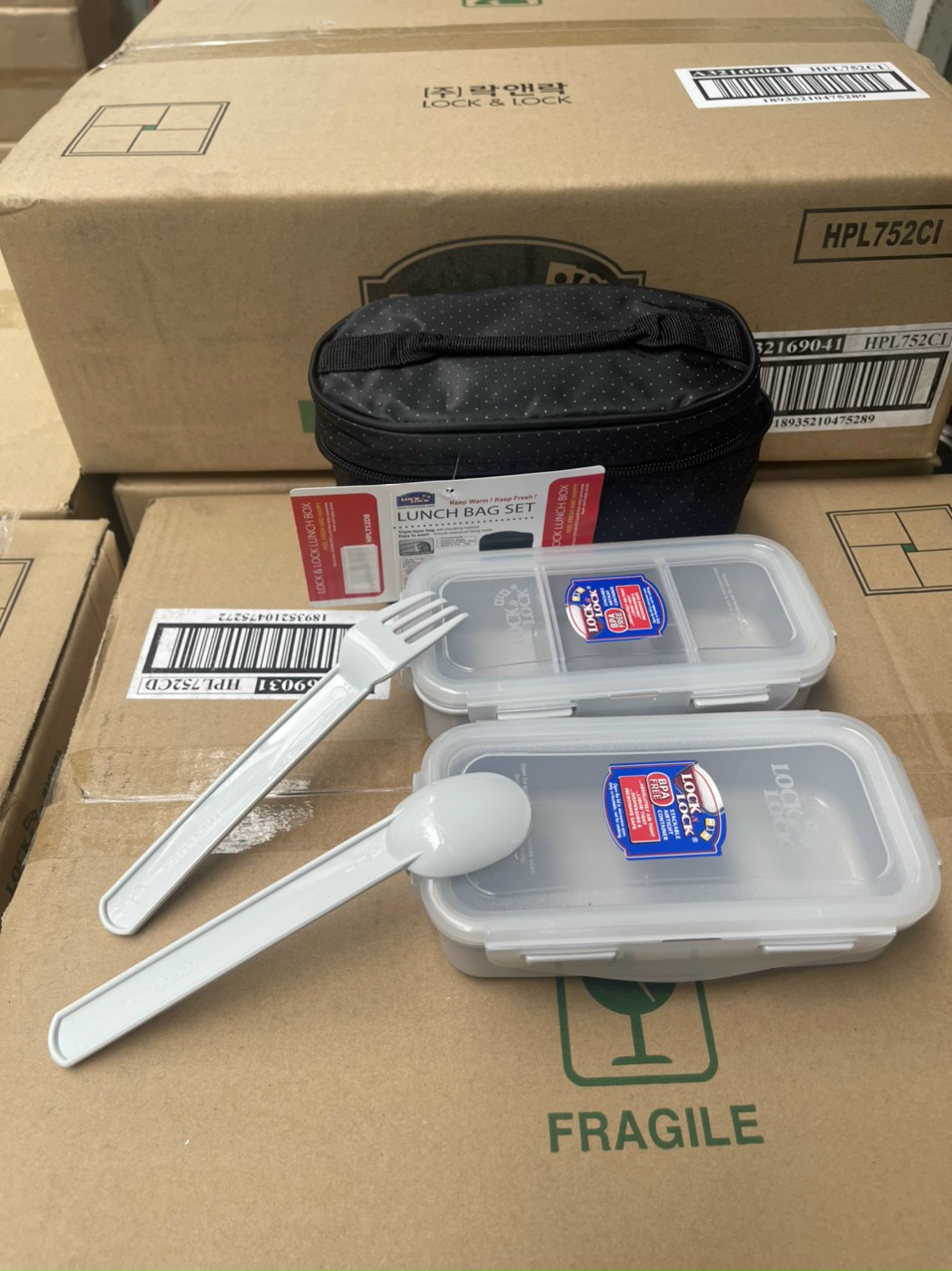 Hộp cơm trưa văn phòng Lock&Lock kèm túi giữ nhiệt