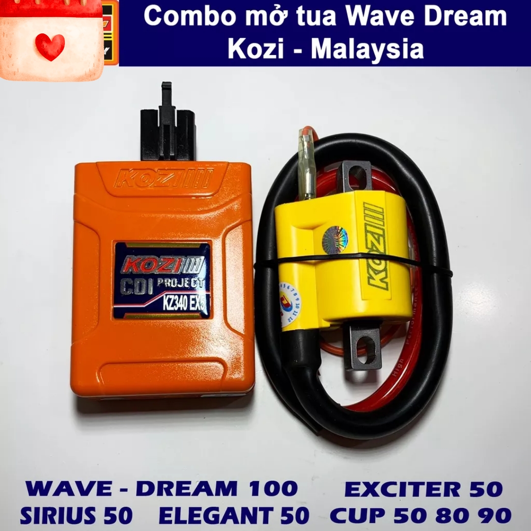 Combo IC và mobin sườn Kozi cho wave100,dream,si50_hàng chính hiệu