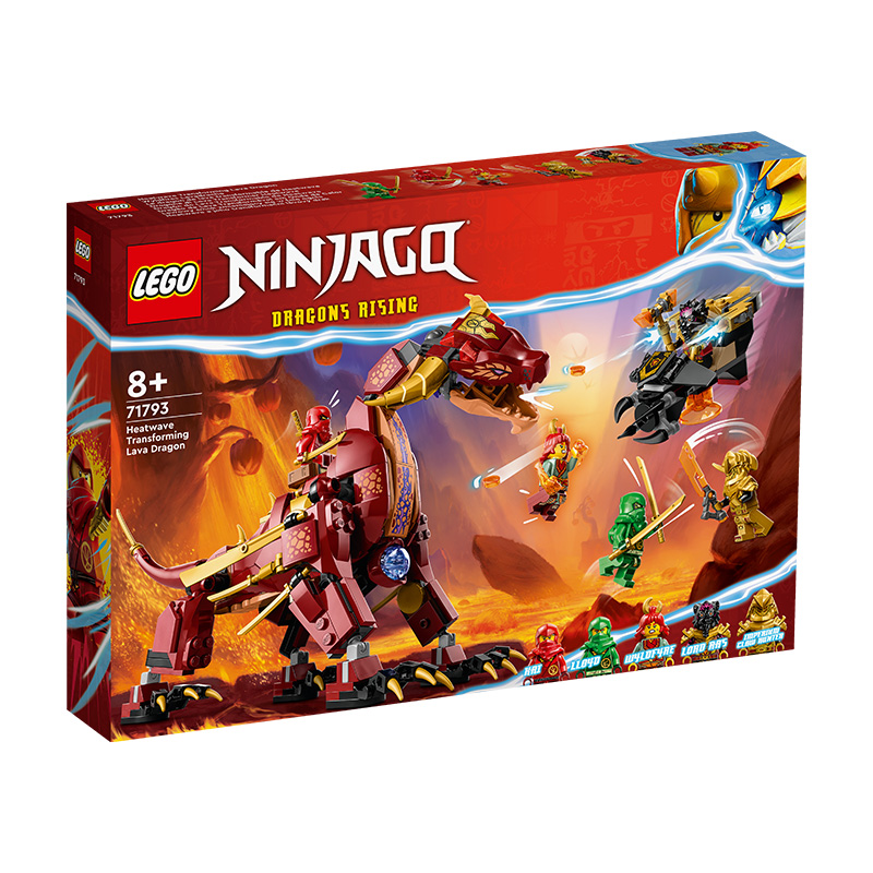 Đồ Chơi Lắp Ráp Rồng Thần Dung Nham Heatwave Lego Ninjago 71793 479 chi