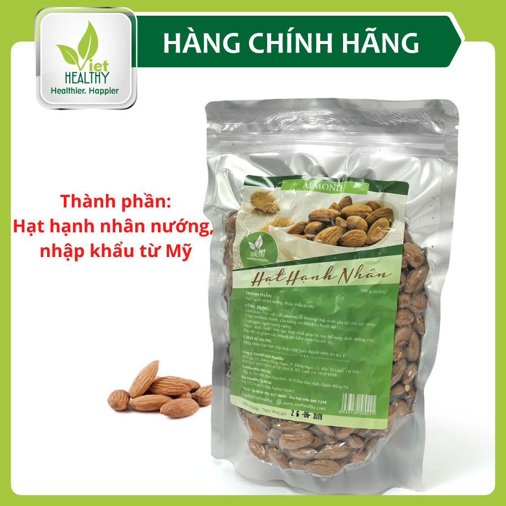 Hạt hạnh nhân Mỹ 500g