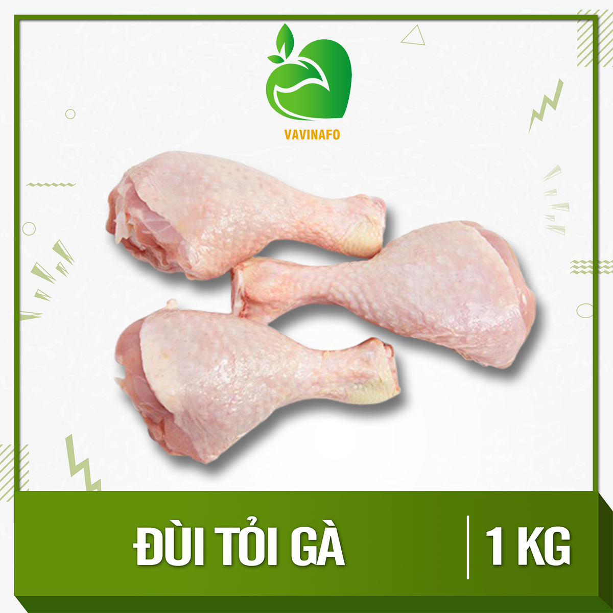 HCM - Đùi tỏi gà (1 kg) - Thích hợp với các món nướng, sốt cà chua, rô-ti, rim, chiên, kho, bó xôi - [Giao nhanh TPHCM]