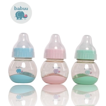 HCM Bình sữa, bình nước thân tròn Babuu Baby Nhật Bản 75ml cho bé BB17943