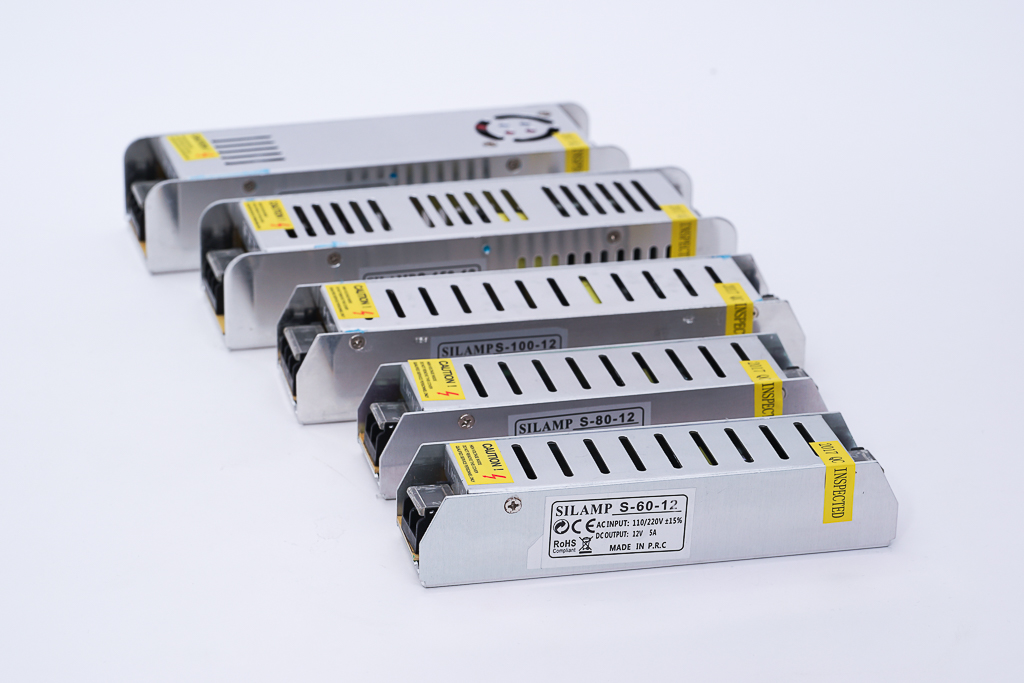 Bộ nguồn dành cho led dây 12v - công suất 60w, 80w, 100w, 150w, 200w