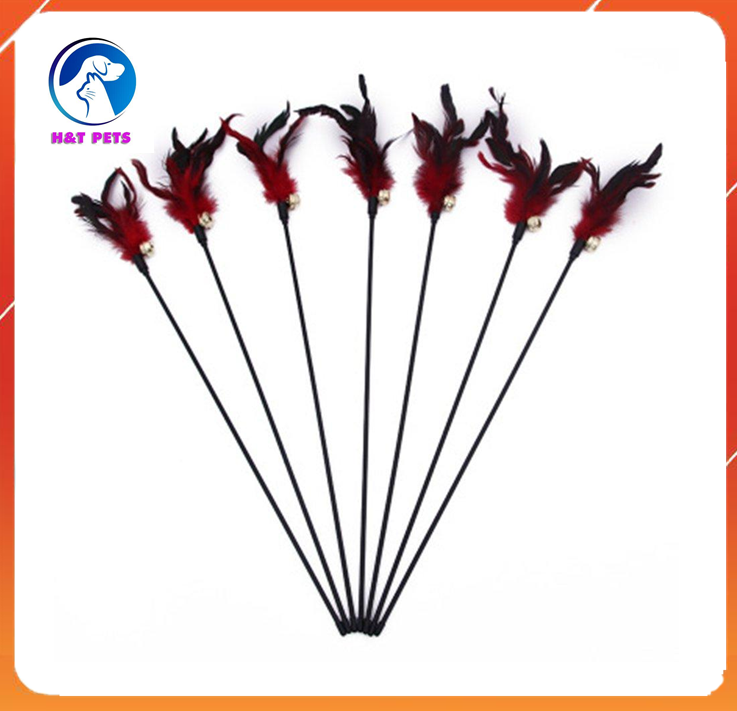 Gậy trêu mèo lông vũ