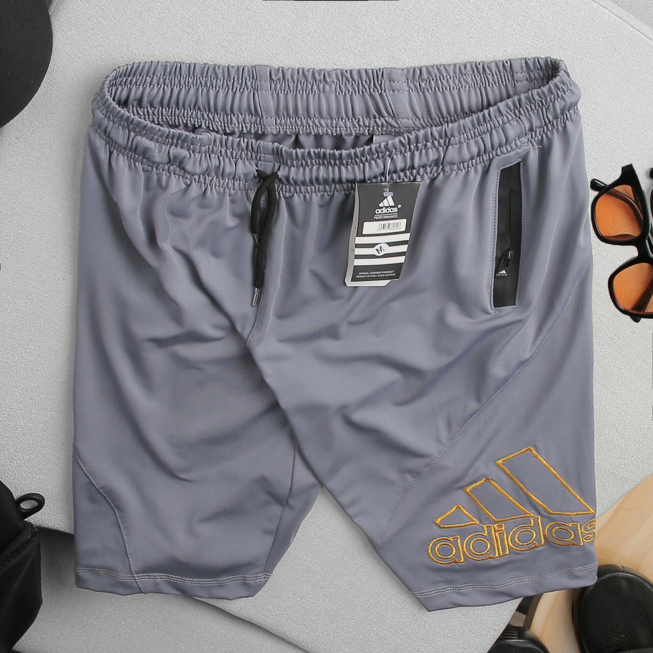 Quần Short thể thao nam ADlDAS Men's Authenic Das009 - Thun Poly cao cấp - Cường Thanos Sport thế giới đồ tập, quần áo thể thao tập gym