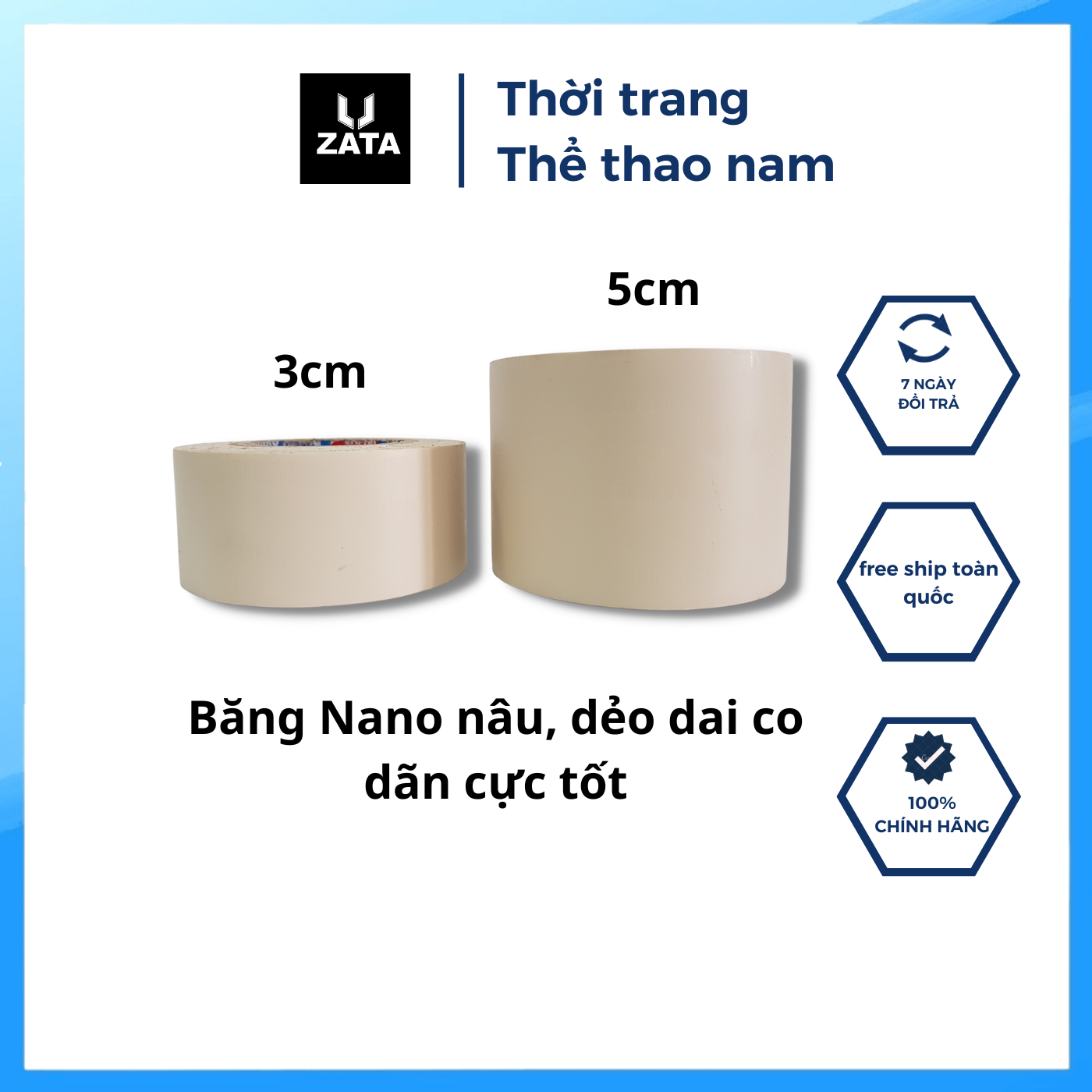 Băng Keo Thể Thao Chuyên Dụng Zata VN
