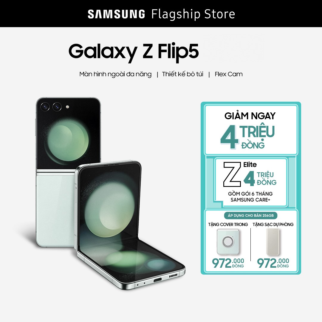 Điện thoại Samsung Galaxy Z Flip5 512GB