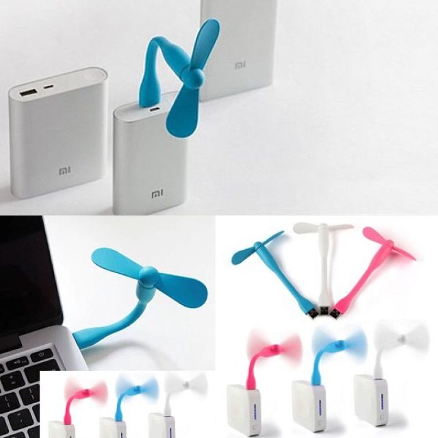 QUẠT MINI USB CẮM MÁY TÍNH, CỦ ĐT VÀ PIN DỰ PHÒNG