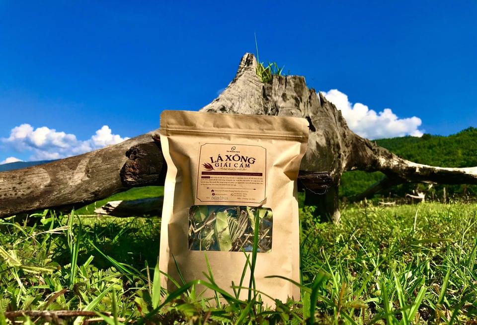 Combo 4 Túi Lá Xông Giải Cảm Thảo Dược Moshav Farm - Nguyên Liệu Tự Nhiên, An Toàn, Hiệu Quả Cao