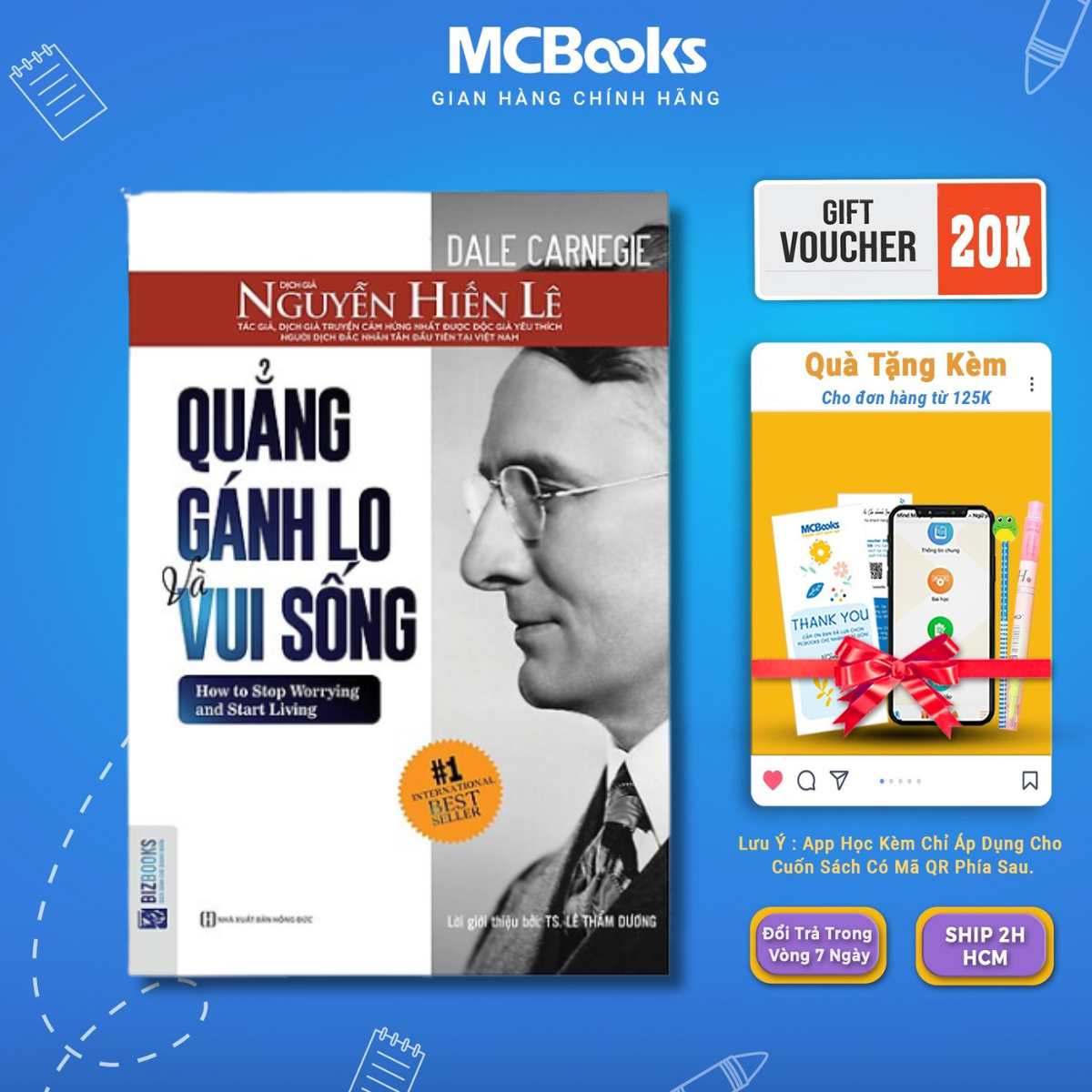 Sách - Quẳng Gánh Lo Và Vui Sống - McBooks
