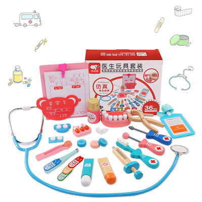 Bộ đồ chơi bác sĩ nha khoa bằng gỗ cho bé