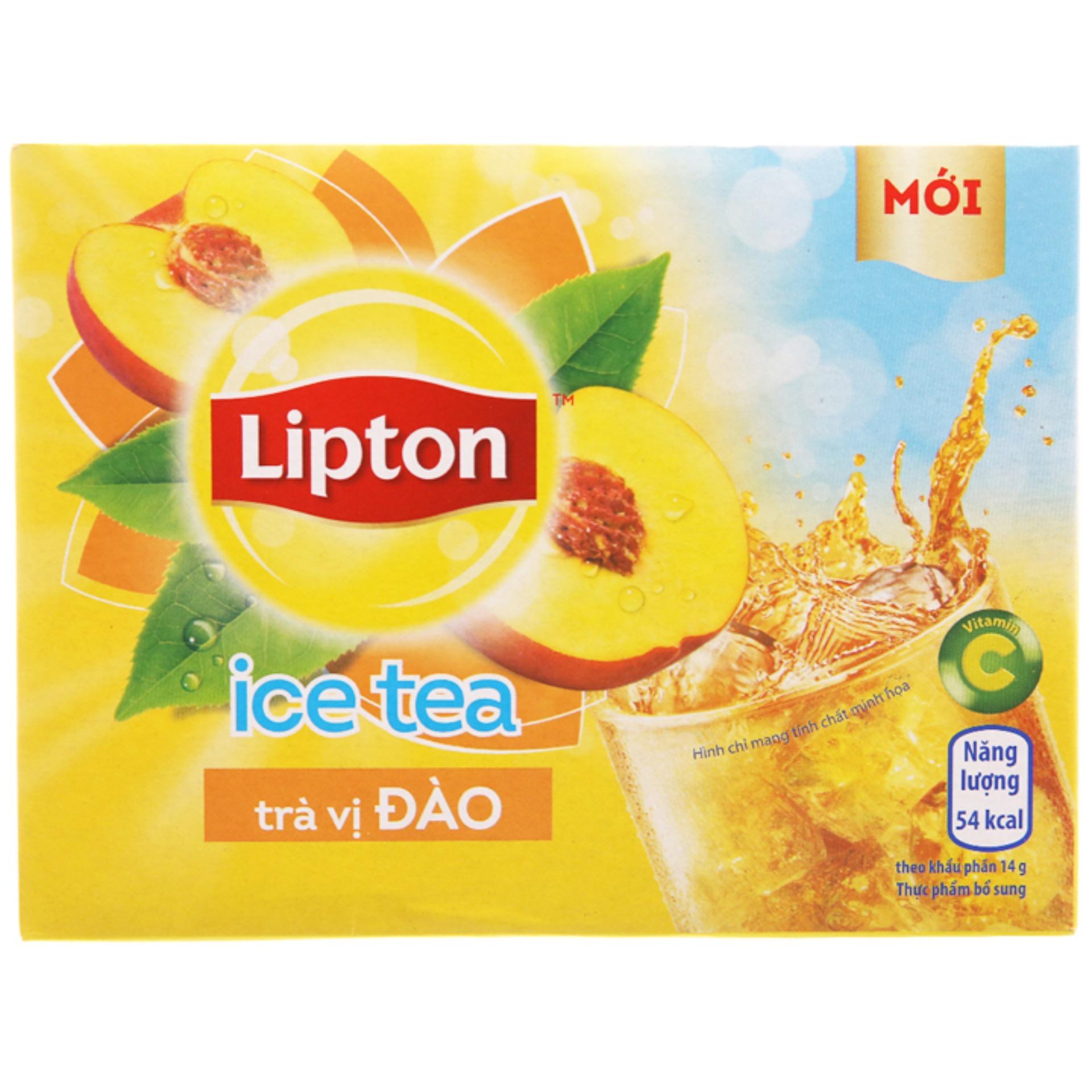 Trà lipton ice tea hòa tan vị đào