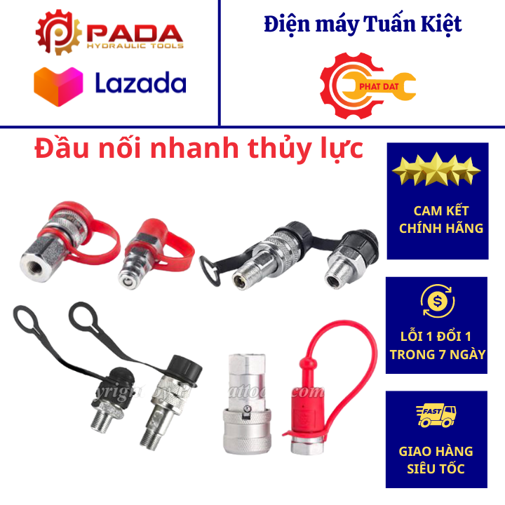 Đầu nối nhanh thủy lực-Khớp nối nhanh các thiết bị thủy lực